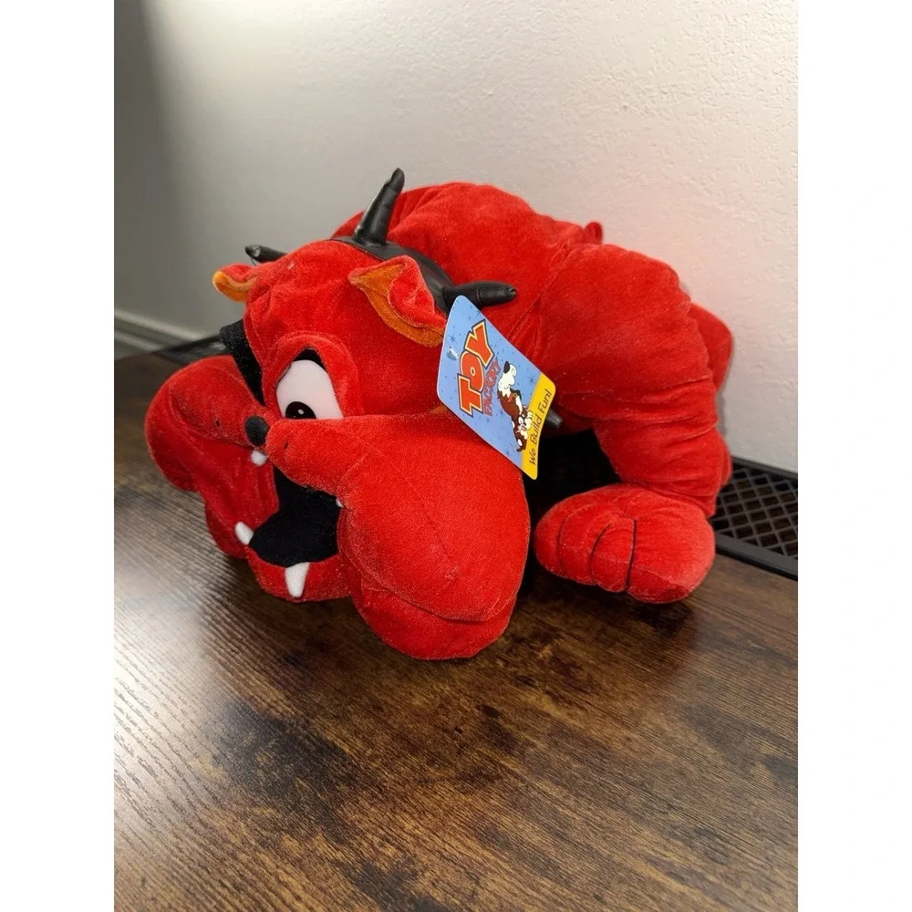 Toy Factory Red Devil Bulldog Plush 18